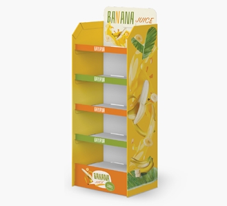 Heavy-Duty Five-Shelf Display With Accessories