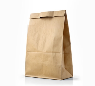 مقابض كيس ورقي من دون